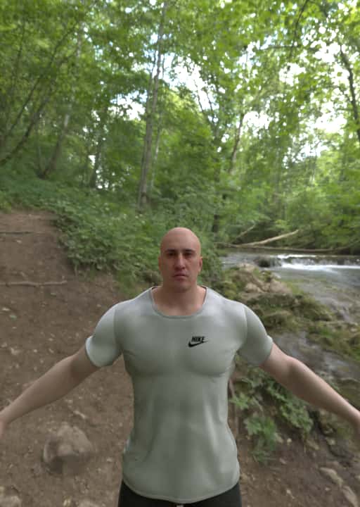male fat median